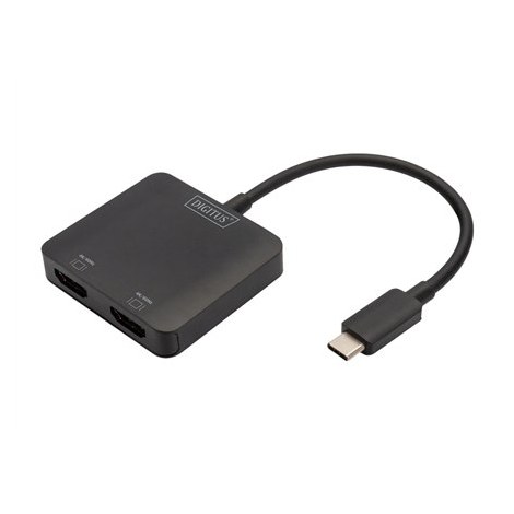 Digitus Video / audio adaptor | 15 pin HD D-Sub (HD-15) | Female | 19 pin HDMI Type A | Male | Black - 2